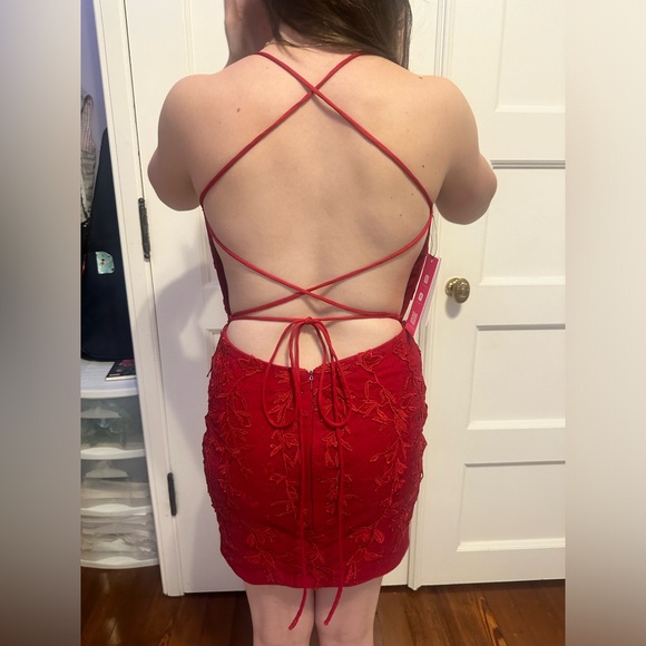 Kiss Prom dress in red! A must for HOCO! - Picture 3 of 3